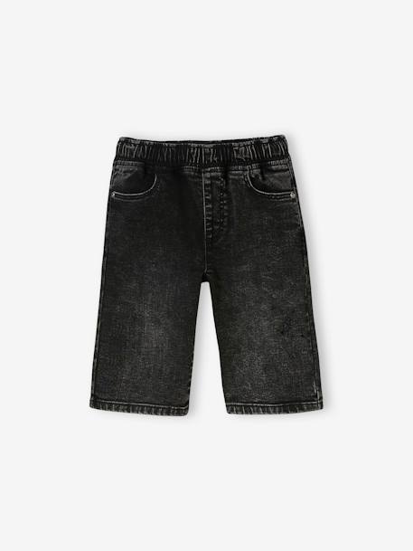 Jungen Shorts in Denim-Optik Oeko-Tex - blue stone+schwarz - 13