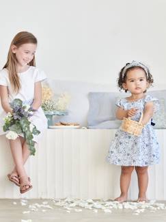 Festliche Kinderkleidung-Babymode-Festliches Baby Kleid, Blumenmuster