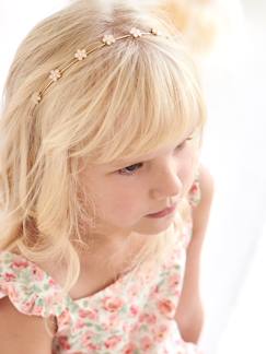 Festliche Kinderkleidung-Mädchen Haarreif mit Margeriten