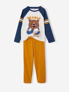 Jungenkleidung-Schlafanzüge-Jungen Schlafanzug, Bär Oeko-Tex