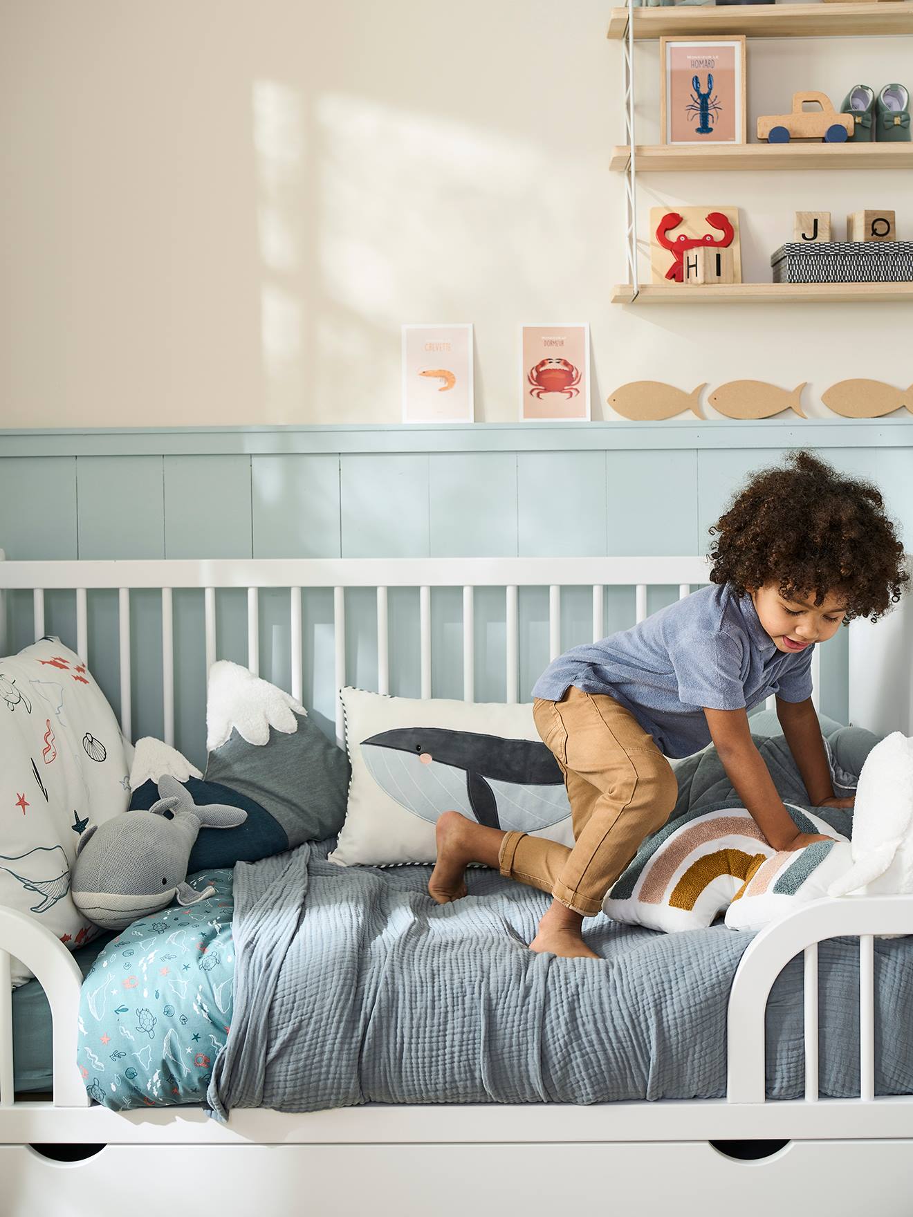 Thumbnail - 3-in-1-Kombibett HOLIDAYS vom Babybett zum Kinderbett 70x140cm