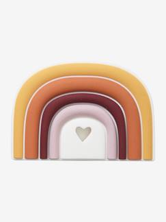 Spielzeug-Baby-Tasten & Greifen-Regenbogen-Beißring aus Silikon