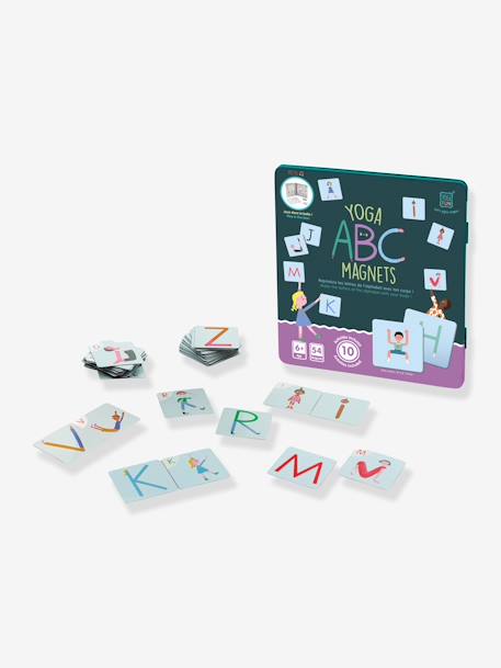 Kinder Buchstaben-Magnete „ABC Yoga Magnets“ BUKI - blau - 1