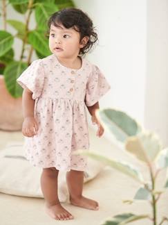 Babymode-Baby Kleid mit Blumenmuster Oeko-Tex