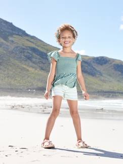 Maedchenkleidung-Shorts & Bermudas-Mädchen Shorts, Batikmuster