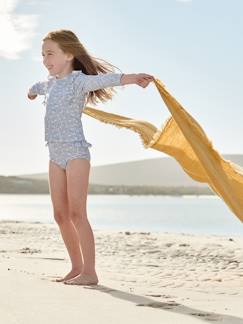 Bestseller-Maedchenkleidung-Mädchen-Set: Bade-Shirt & Shorty mit UV-Schutz