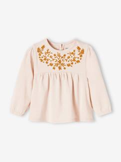 Babymode-Baby Blusenshirt mit Stickerei