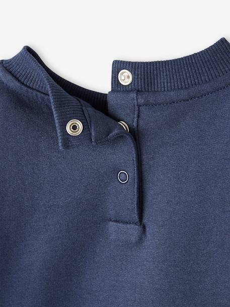 Baby Sweatshirt mit Tier-Print BASIC Oeko-Tex - marine+nachtblau - 4