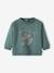Baby Sweatshirt mit Tier-Print BASIC Oeko-Tex - grün+marine+nachtblau - 1