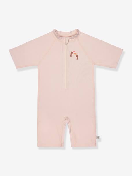 Jungen Baby Schwimmanzug mit UV-Schutz LÄSSIG - grau bedruckt+zartrosa - 4