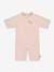 Jungen Baby Schwimmanzug mit UV-Schutz LÄSSIG - grau bedruckt+zartrosa - 4