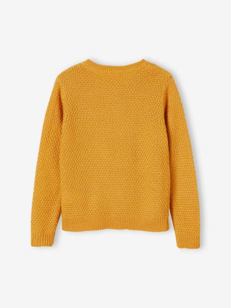 Mädchen Cardigan mit Glanzeffekt - gelb glanzeffekt - 2