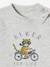 Jungen Baby Shirt Oeko Tex - grau meliert+hellbeige+karamell - 2