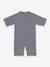 Jungen Baby Schwimmanzug mit UV-Schutz LÄSSIG - grau bedruckt+zartrosa - 2