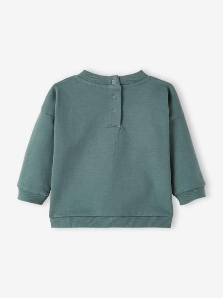 Baby Sweatshirt mit Tier-Print BASIC Oeko-Tex - grün+marine+nachtblau - 2