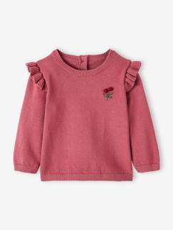 Babymode für den Herbst-Baby Pullover mit Volants
