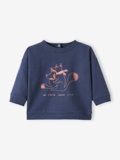 Babymode-Pullover, Strickjacken & Sweatshirts-Baby Sweatshirt mit Tier-Print BASIC Oeko-Tex