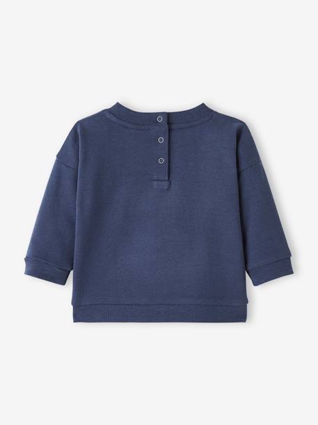 Baby Sweatshirt mit Tier-Print BASIC Oeko-Tex - marine+nachtblau - 2