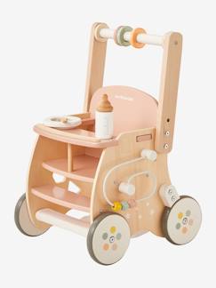 Spielzeug-Baby-Schaukeltiere, Lauflernwagen, Lauflernhilfe & Rutschfahrzeuge-Lauflernwagen mit Puppensitz, Holz FSC®