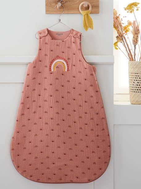 Bio-Kollektion: Baby Sommerschlafsack aus Musselin - rosa - 2