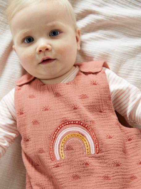 Bio-Kollektion: Baby Sommerschlafsack aus Musselin - rosa - 4