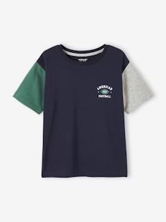 Jungenkleidung-Sportbekleidung-Jungen Sport-Shirt, Colorblock Oeko-Tex