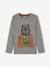 Jungen Shirt, Katze Oeko-Tex - grau meliert+petrol - 2