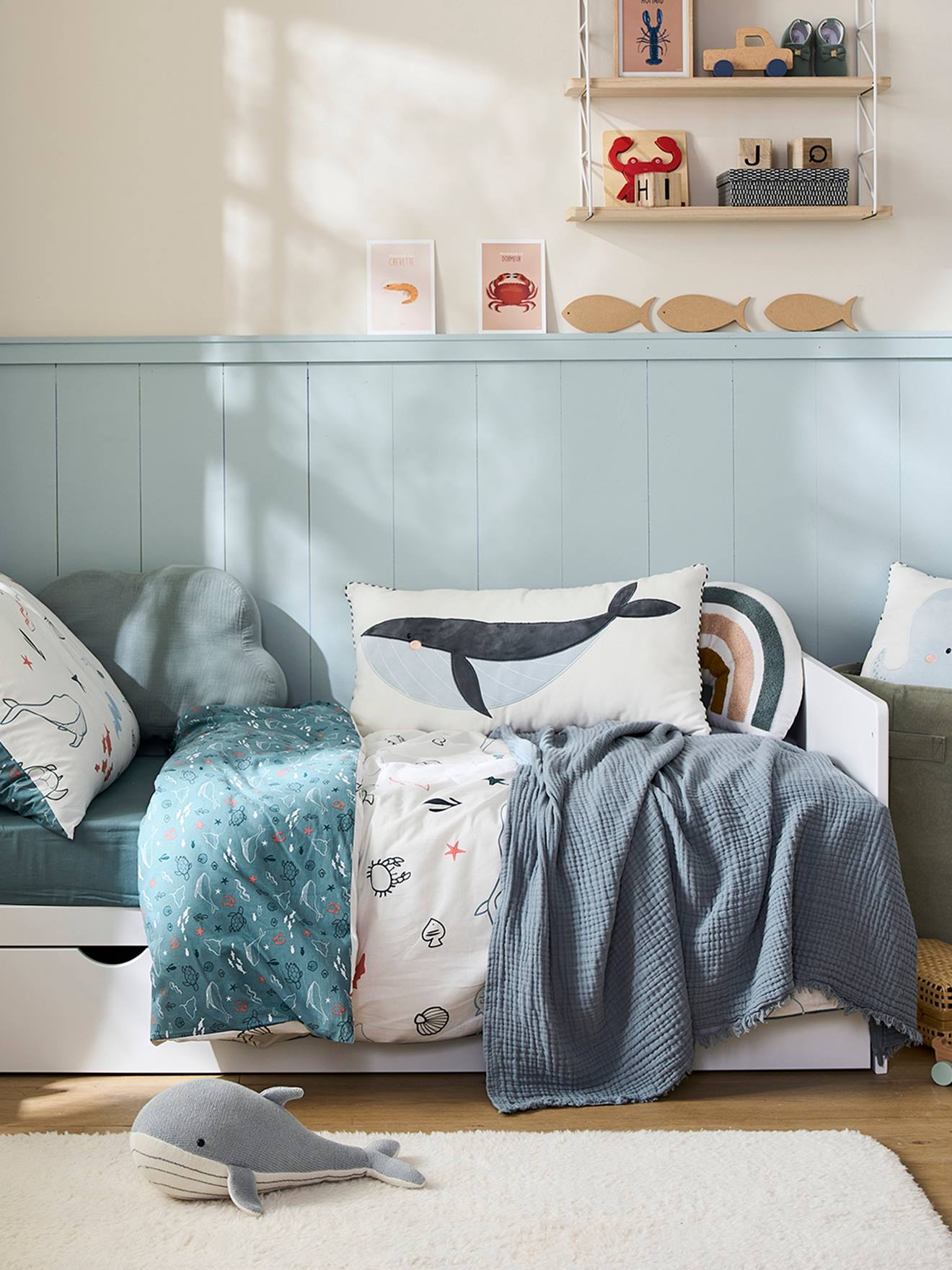 Vertbaudet Babydecke Aqua Einheitsgröße