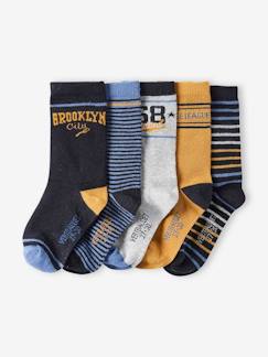 Jungenkleidung-Unterwäsche & Socken-Socken-5er-Pack Jungen Socken BASIC Oeko-Tex
