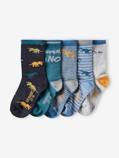 Jungenkleidung-Unterwäsche & Socken-5er-Pack Jungen Socken, Dinosaurier Oeko-Tex