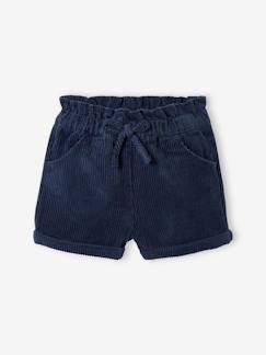 Babymode-Shorts-Mädchen Baby Cord-Shorts