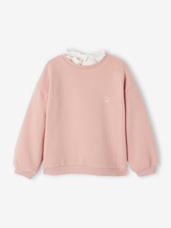 Maedchenkleidung-Pullover, Strickjacken & Sweatshirts-Mädchen Sweatshirt mit Stehkragen