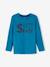 Jungen Shirt, Schriftzug Oeko Tex® - blau+grün+hellbraun+orange+schwarz+senfgelb+tanne - 1