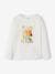 Mädchen Shirt mit Motiv - braun+weiß+zartrosa - 5