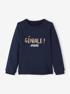 Maedchenkleidung-Pullover, Strickjacken & Sweatshirts-Sweatshirts-Mädchen Sweatshirt BASIC