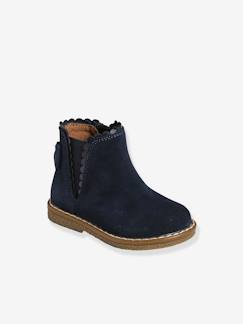 Kinderschuhe-Babyschuhe-Babyschuhe Mädchen-Mädchen Baby Boots mit Dehneinsatz