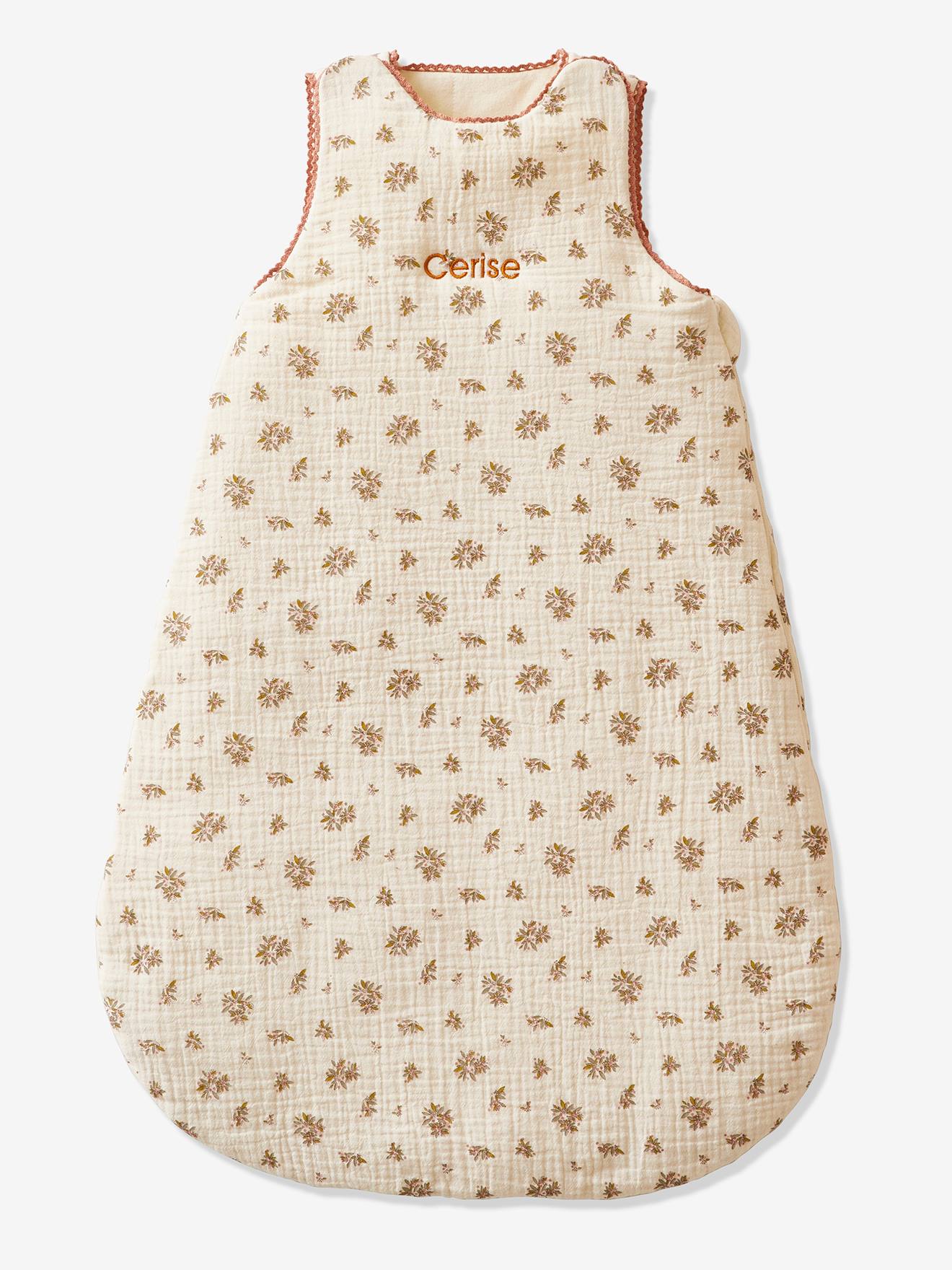 Thumbnail - Ärmelloser Baby Schlafsack LANDHAUS personalisierbar