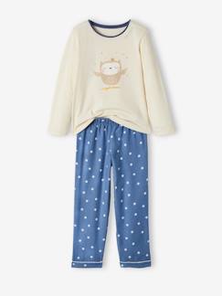 Maedchenkleidung-Schlafanzüge & Nachthemden-Warmer Mädchen Schlafanzug mit Eule