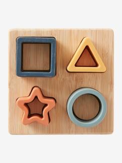 Spielzeug-Pädagogische Spiele-Puzzles-Baby Formen-Puzzle, Holz/Silikon