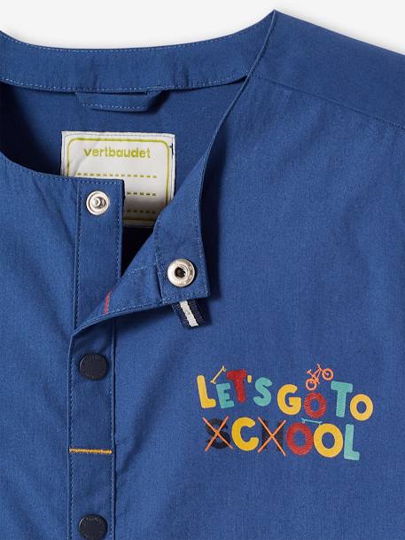 Jungen Malkittel mit Print, personalisierbar - marine - 4