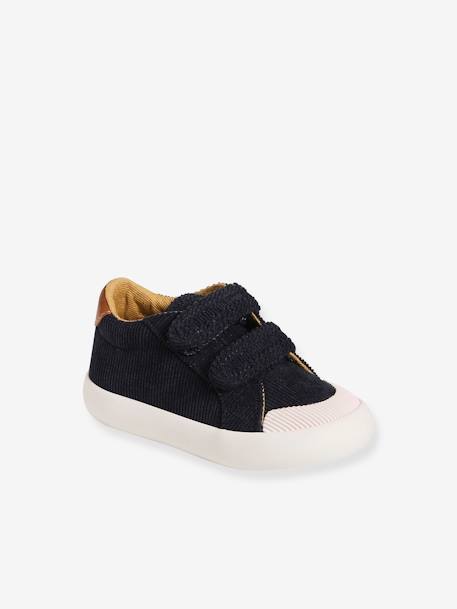 Jungen Baby Sneakers, Klett - braun+marine - 6