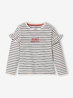 Maedchenkleidung-Shirts & Rollkragenpullover-Shirts-Mädchen Shirt mit Message-Print Oeko-Tex