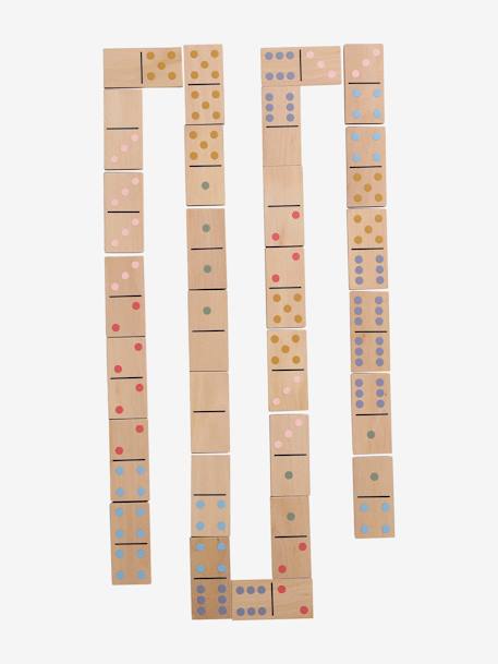 Kinder Domino aus Holz FSC - mehrfarbig - 1
