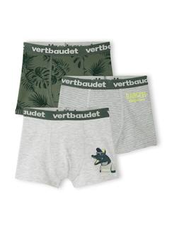 Jungenkleidung-Unterwäsche & Socken-3er-Pack Jungen Boxershorts, Krokodile