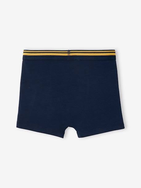 3er-Pack Jungen Boxershorts, Safari - gelb+marine - 5
