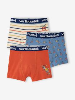 Jungenkleidung-Unterwäsche & Socken-Unterhosen & Boxershorts-3er-Pack Jungen Boxershorts, Dinosaurier
