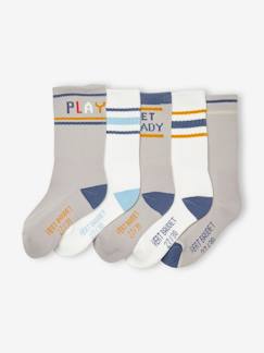 Jungenkleidung-Unterwäsche & Socken-Socken-5er-Pack Jungen Sportsocken