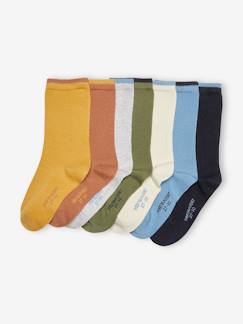Jungenkleidung-Unterwäsche & Socken-7er-Pack Jungen Socken, zweifarbig Oeko Tex®