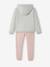 Mädchen Sport-Set: Sweatshirt & Jogginghose - blau+grau+grau/rosa - 13