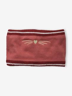 Maedchenkleidung-Accessoires-Mützen, Schals & Handschuhe-Mädchen Loopschal mit Katze